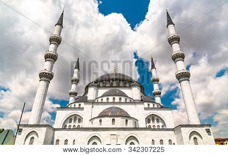 Melike Hatun Mosque In Ankara, The Capital Of Turkey