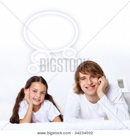 Drømme af unge familie