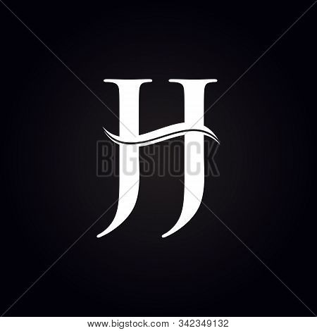 Jj Letter Type Logo Design Vector Template. Abstract Letter Jj Logo Design