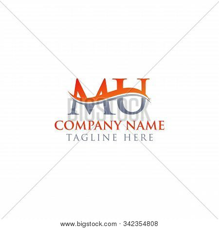 Initial Mu Letter Logo Design Vector Template. Abstract Letter Mu Logo Design