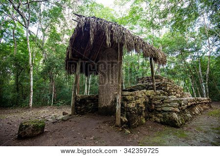 Ancient Mayan Pyramids Nohoch Mul In Coba