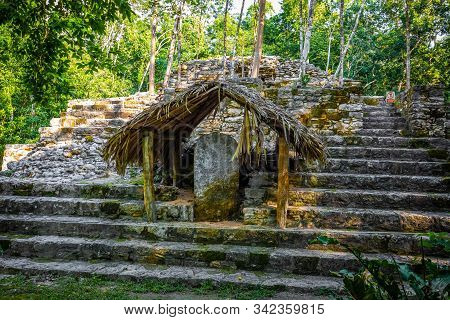 Ancient Mayan Pyramids Nohoch Mul In Coba