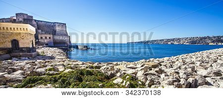 At Castel Del Ovo In Naples On The Gulf Of Naples Campania Italy