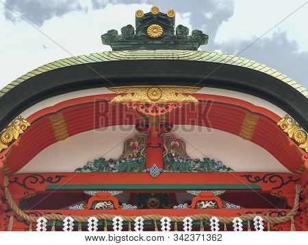 Shot Of The Inner Haiden At Fushimi Inari Shrine In Kyoto