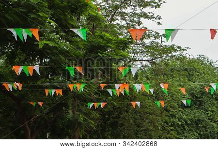 Indian Independence Day Festoon Bunting Decoration Tricolor