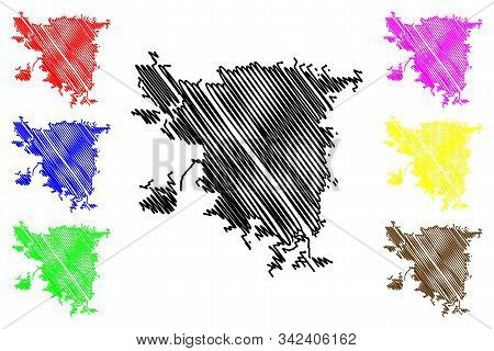 Springfield City (united States Cities, United States Of America, Usa City) Map Vector Illustration,