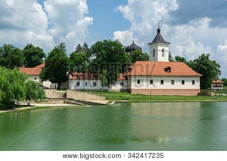 Beautiful View Of The Capriana Monastery - One Of The Oldest Monasteries Of Moldova