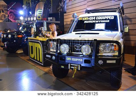 Pasay, Ph - Nov. 16: Toyota Land Cruiser At Manila Auto Salon On November 16, 2019 In Smx Convention