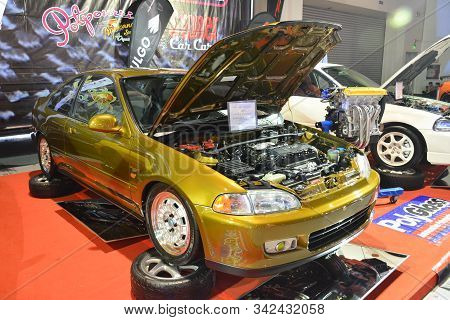 Pasay, Ph - Nov. 16: 1995 Honda Civic At Manila Auto Salon On November 16, 2019 In Smx Convention Ce