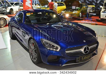 Pasay, Ph - Nov. 16: Mercedes-benz Amg Gt At Manila Auto Salon On November 16, 2019 In Smx Conventio
