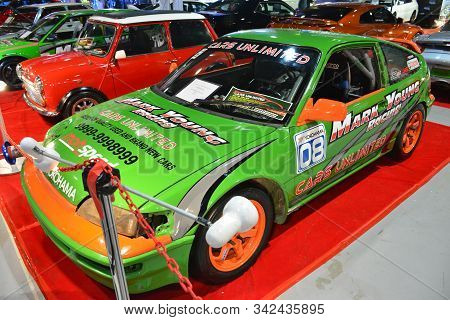 Pasay, Ph - Nov. 16: Honda Crx Racing Car At Manila Auto Salon On November 16, 2019 In Smx Conventio