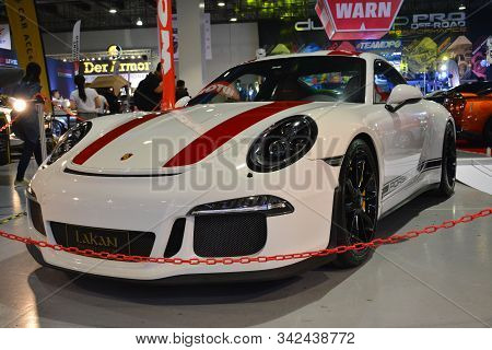 Pasay, Ph - Nov. 16: Porsche Sports Car At Manila Auto Salon On November 16, 2019 In Smx Convention 