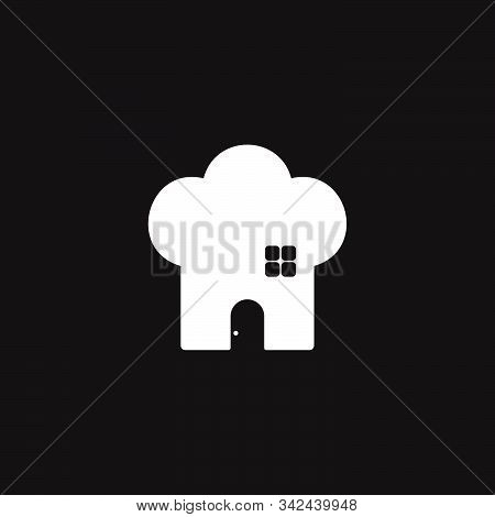 Home Of Chef Simple Geometric Symbol Logo Vector