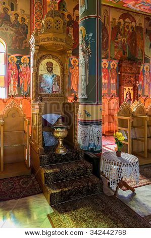 Jerusalem, Israel, December 28, 2018 : The Interior Of The Territory Of The Greek Monastery - Shephe