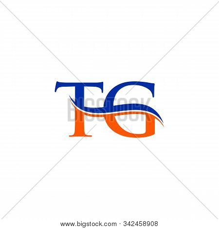 Swoosh Letter Tg Logo Design Vector Template. Tg Letter Logo Design