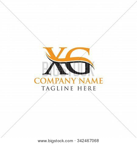 Initial Xg Letter Linked Logo. Creative Letter Xg Logo Vector With Blue And Grey Colors. Xg Logo Des