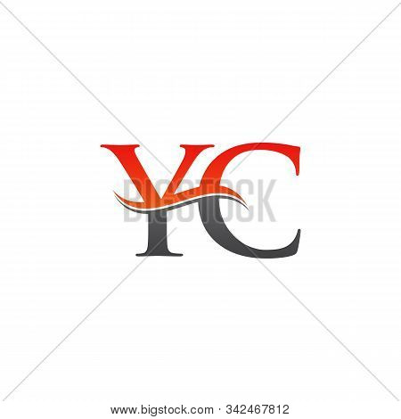 Initial Yc Letter Linked Logo Vector Template. Creative Letter Yc Logo Vector.
