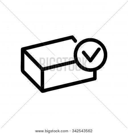 Latex Icon Vector. A Thin Line Sign. Isolated Contour Symbol Illustration