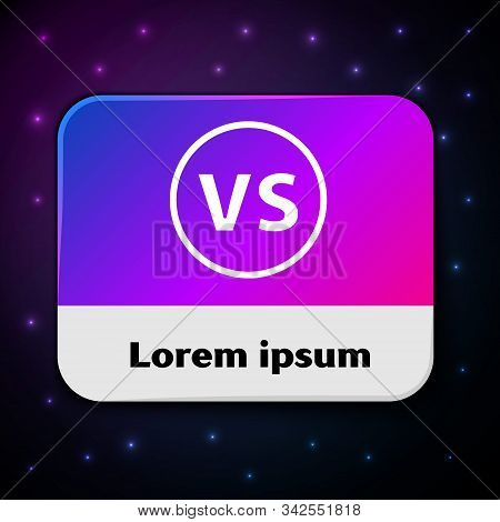 White Vs Versus Vector Photo Free Trial Bigstock