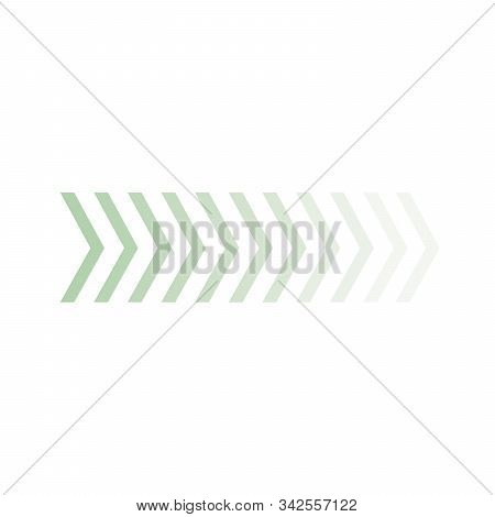Sideways . Linear Signs . Arrow Design . Striped Direction. Vector Illustration. Stock Vector Illust