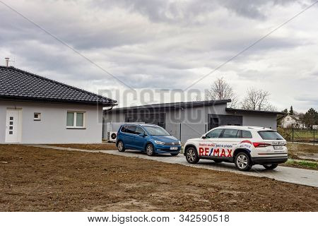 Senov U Ostravy, Czechia - December 13, 2019: The Suv And Mpv Car Of The Remax Real Estate Company A