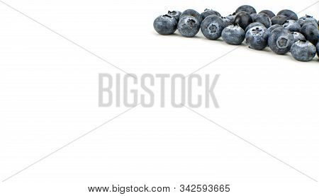 Fresh ,juice Tasty Blueberry  On White Background