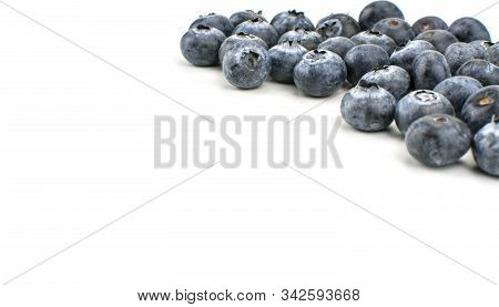Fresh Juice Tasty Blueberry  On White Background