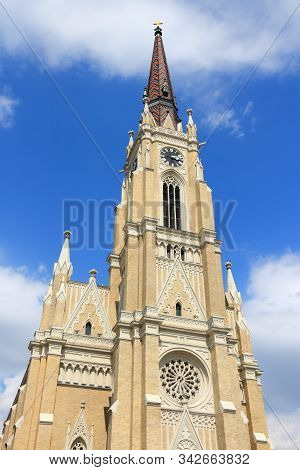 Novi Sad City, Serbia. The Name Of Mary Catholic Church (crkva Imena Marijinog).