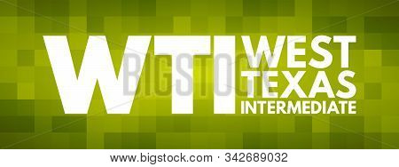 Wti - West Texas Intermediate Acronym, Concept Background