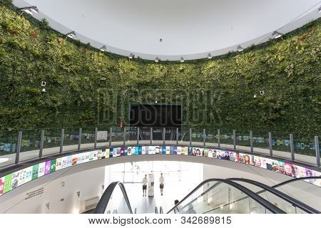 Milan, Italy - May 30: Corea Pavilion Interior At Expo, Universal Exposition On The Theme Of Food On