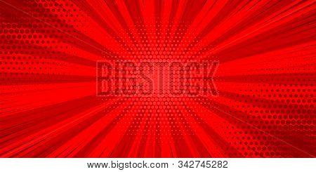 Pop Art Yellow Comics Book Cartoon Magazine Cover. Cartoon Funny Retro Pattern Strip Mock Up. Vector