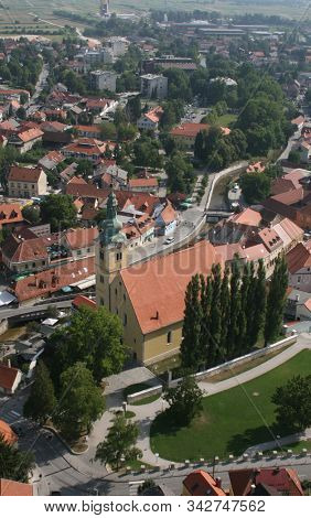 SAMOBOR, CROATIA - JUNE 19, 2011: Parish Church of Saint Anastasia in Samobor, Croatia