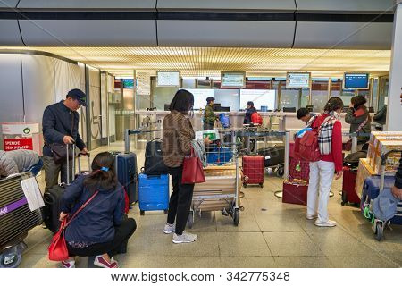 BERLIN, GERMANY - CIRCA SEPTEMBER, 2019: interior shot of Berlin Tegel 
