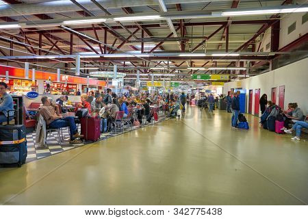 BERLIN, GERMANY - CIRCA SEPTEMBER, 2019: interior shot of Berlin Tegel 