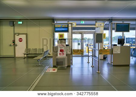 BERLIN, GERMANY - CIRCA SEPTEMBER, 2019: interior shot of Berlin Tegel 