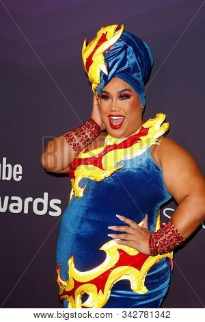 LOS ANGELES - DEC 13:  Patrick Starrr at the 9th Annual Streamy Awards at the Beverly Hilton Hotel on December 13, 2017 in Beverly Hills, CA