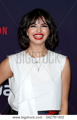 LOS ANGELES - DEC 13:  Rebecca Black at the 9th Annual Streamy Awards at the Beverly Hilton Hotel on December 13, 2017 in Beverly Hills, CA