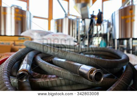 Food And Beverage Flexible Industrial Rubber Reinforced Hose, Brewery High Pressure Temperature Resi