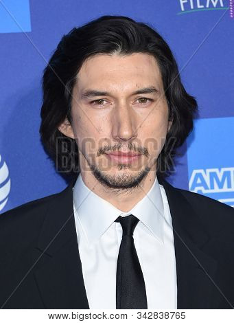 LOS ANGELES - JAN 02:  Adam Driver arrives for the PSIFF Awards Gala 2020 on January 02, 2020 in Palm Sprimgs, CA                