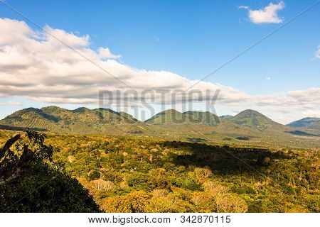 Volcanos Of Cerro Verde National Park In El Salvador, Central America