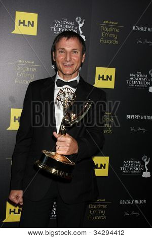 LOS ANGELES - Haziran 23: Michael Gelman 2012 basın odasında Beverly H gündüz Emmy Ödülü