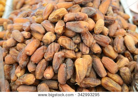 Date Palm Dried Fruit, Note  Select Focus With Shallow Depth Of Field