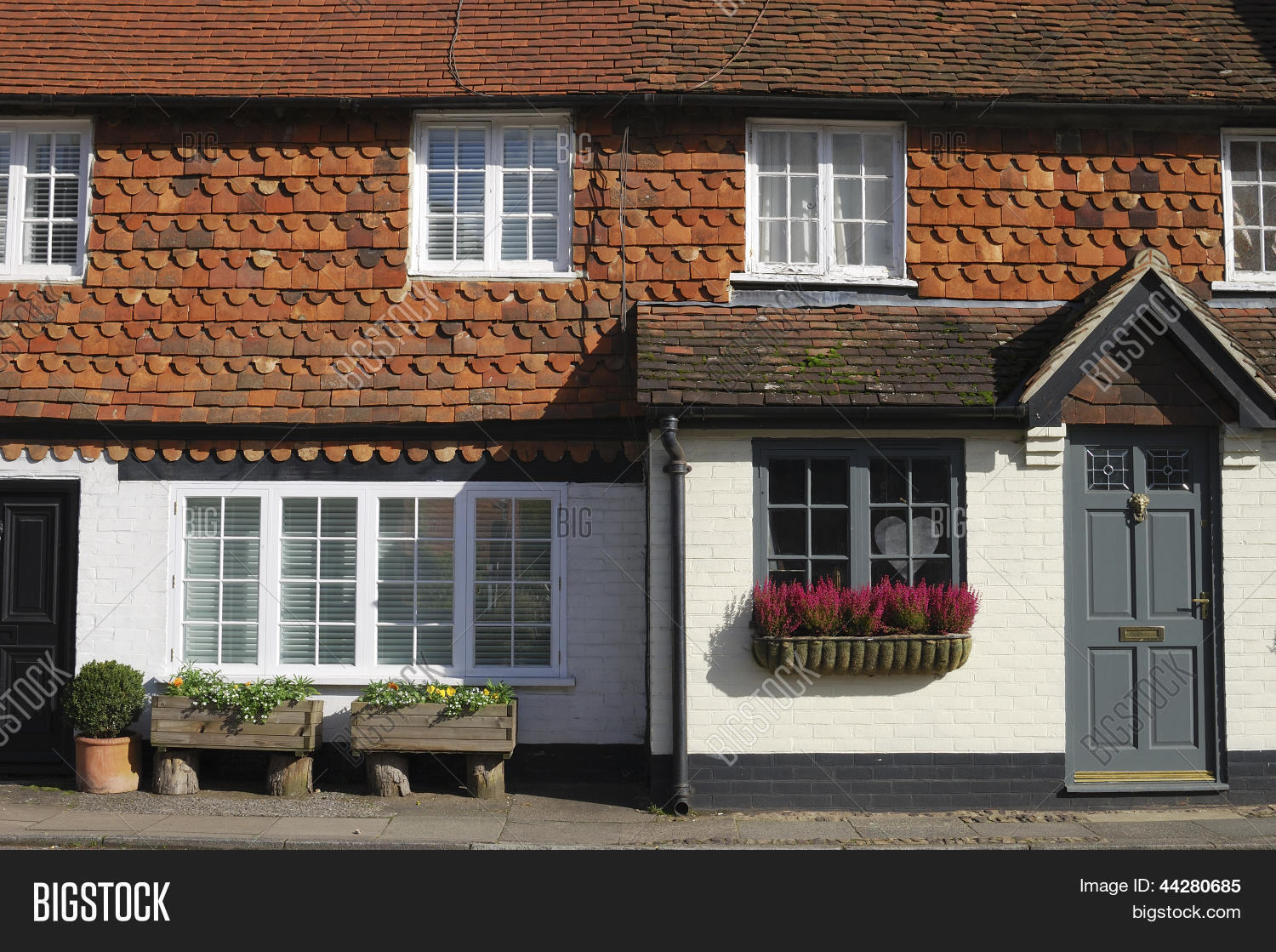 Cottages Chiddingfold Image & Photo (Free Trial) Bigstock