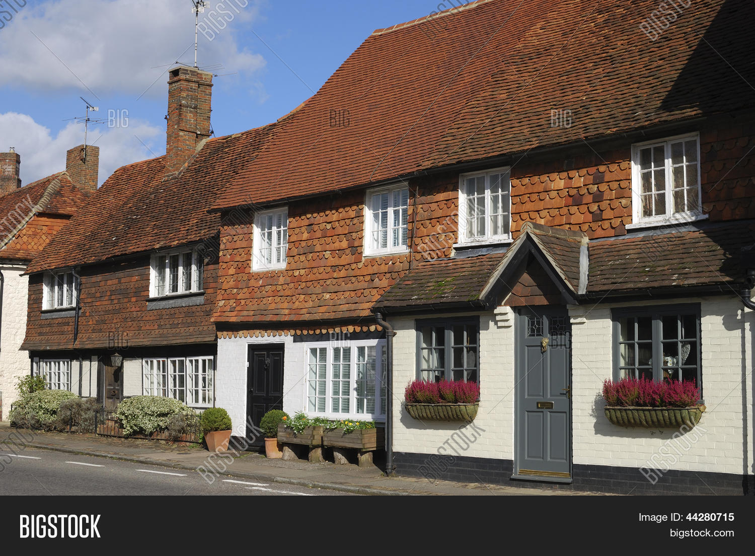 Cottages Chiddingfold Image & Photo (Free Trial) Bigstock