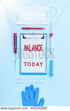 Conceptual Caption Balance. Word For A State Of Equilibrium Or Equipoise Living With Peace And Harmo