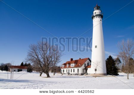 Wind Point Lighthouse, Racine, Wisconsin, Usa