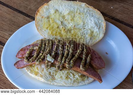 Traditional Barossa German Roll In Barossa Valley, South Australia.