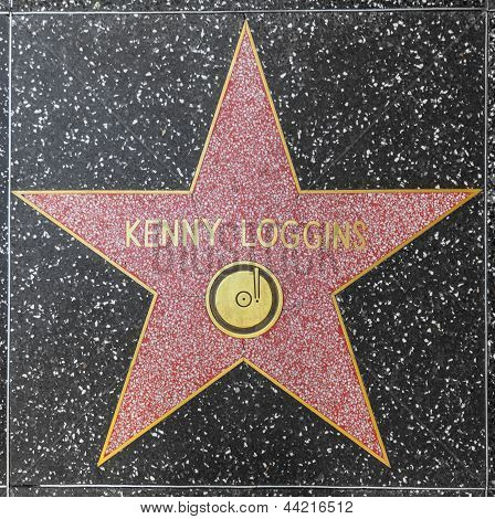 Kenny Loggins Stern am Hollywood Walk Of Fame