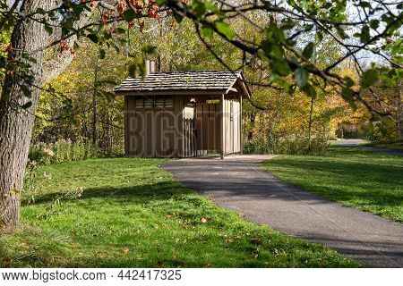 Pit Toliet (unisex) Restrooms In A National Park