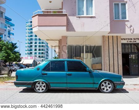 Alanya, Turkey - May 26, 2021. Tofas Dogan Car, 1982 To 2002